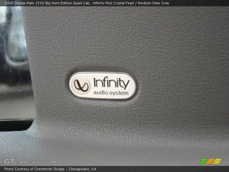 Inferno Red Crystal Pearl / Medium Slate Gray 2008 Dodge Ram 1500 Big Horn Edition Quad Cab