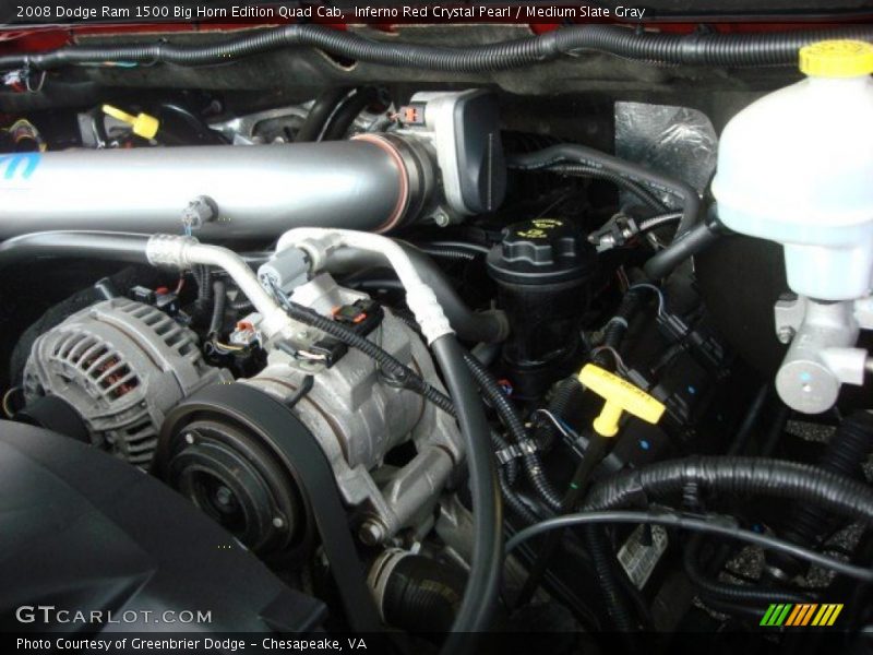 Inferno Red Crystal Pearl / Medium Slate Gray 2008 Dodge Ram 1500 Big Horn Edition Quad Cab