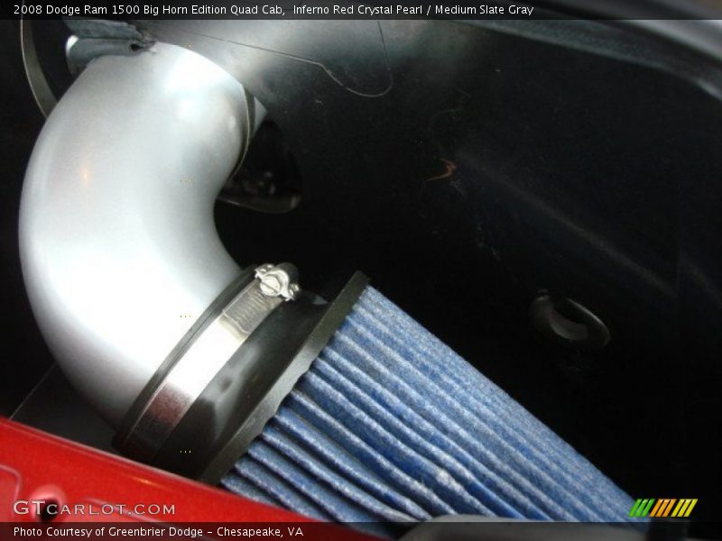 Inferno Red Crystal Pearl / Medium Slate Gray 2008 Dodge Ram 1500 Big Horn Edition Quad Cab