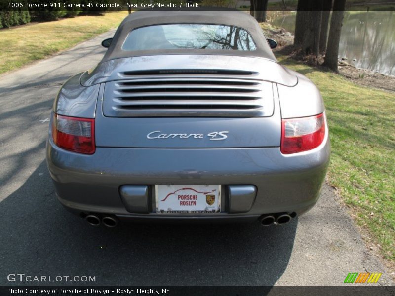 Seal Grey Metallic / Black 2006 Porsche 911 Carrera 4S Cabriolet