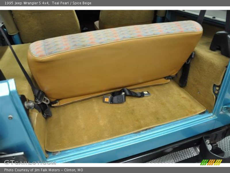 Teal Pearl / Spice Beige 1995 Jeep Wrangler S 4x4