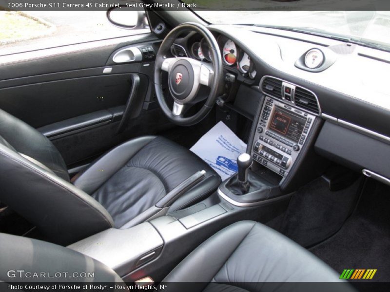 Seal Grey Metallic / Black 2006 Porsche 911 Carrera 4S Cabriolet