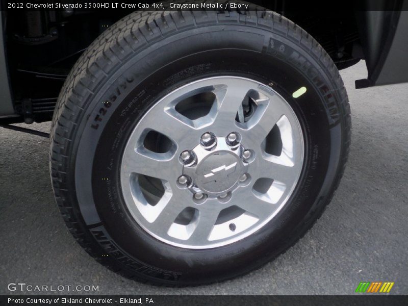 Graystone Metallic / Ebony 2012 Chevrolet Silverado 3500HD LT Crew Cab 4x4