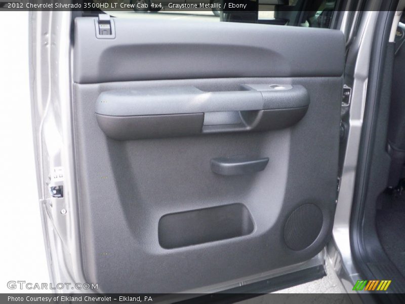 Graystone Metallic / Ebony 2012 Chevrolet Silverado 3500HD LT Crew Cab 4x4