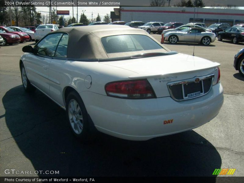 Stone White / Sandstone 2004 Chrysler Sebring GTC Convertible