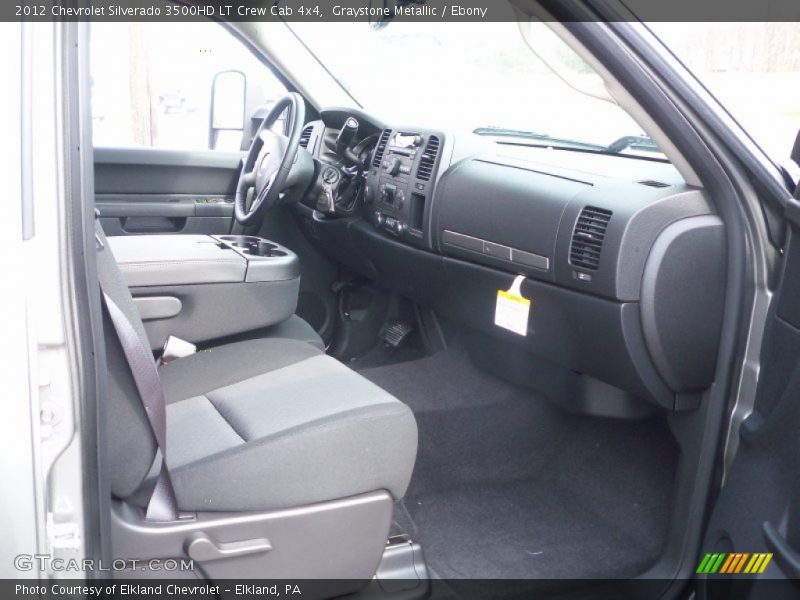 Graystone Metallic / Ebony 2012 Chevrolet Silverado 3500HD LT Crew Cab 4x4