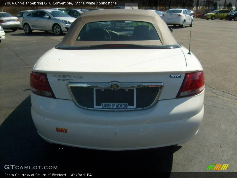 Stone White / Sandstone 2004 Chrysler Sebring GTC Convertible