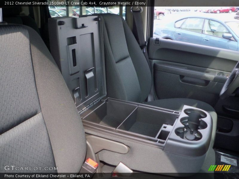 Graystone Metallic / Ebony 2012 Chevrolet Silverado 3500HD LT Crew Cab 4x4
