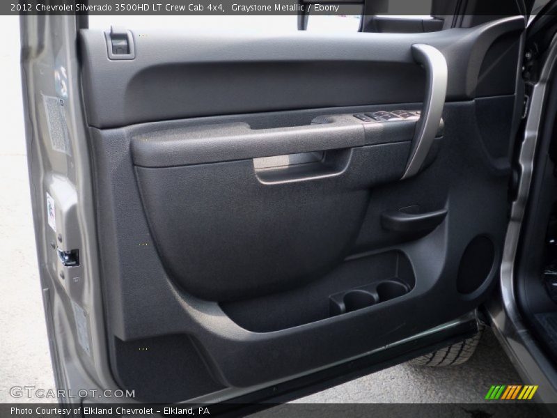 Graystone Metallic / Ebony 2012 Chevrolet Silverado 3500HD LT Crew Cab 4x4