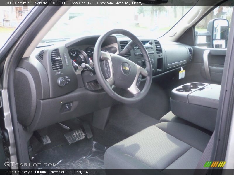  2012 Silverado 3500HD LT Crew Cab 4x4 Ebony Interior