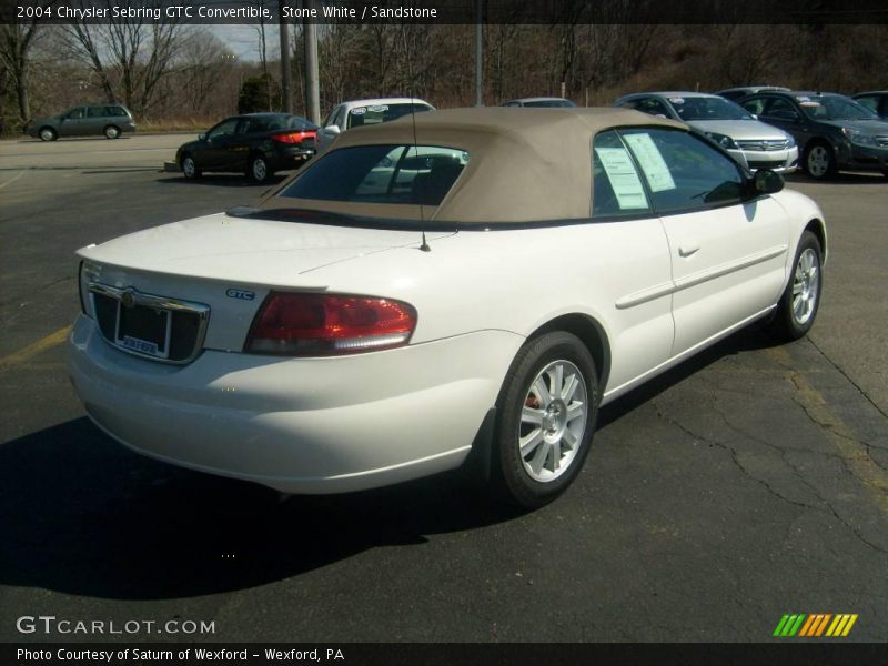 Stone White / Sandstone 2004 Chrysler Sebring GTC Convertible