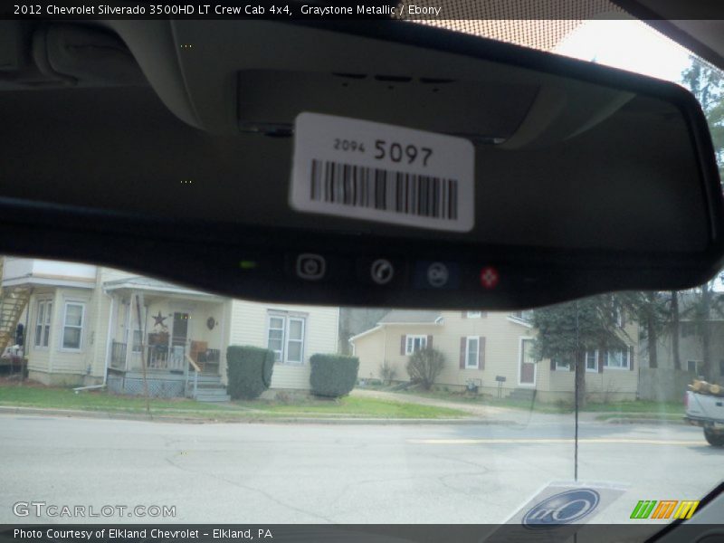 Graystone Metallic / Ebony 2012 Chevrolet Silverado 3500HD LT Crew Cab 4x4