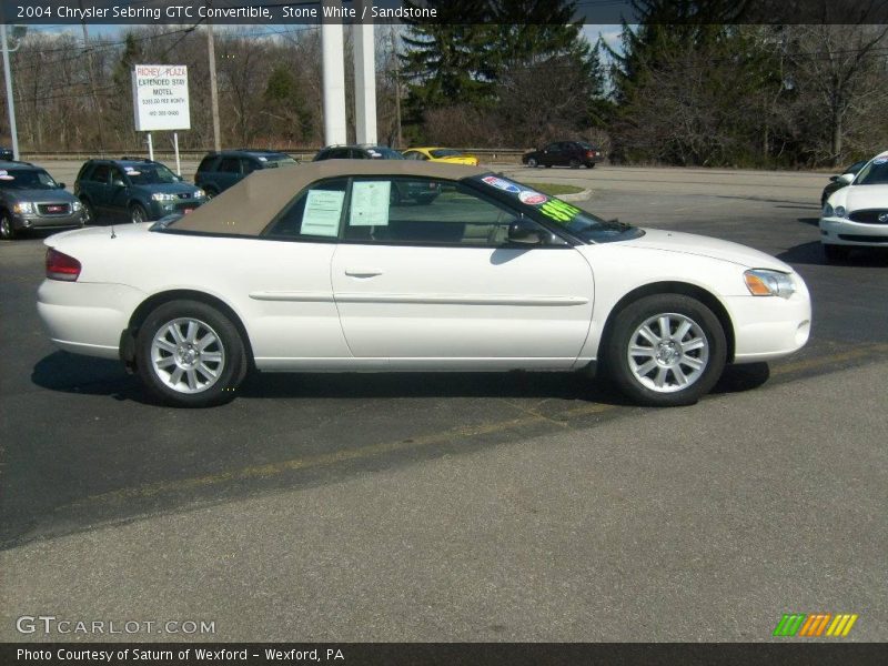 Stone White / Sandstone 2004 Chrysler Sebring GTC Convertible