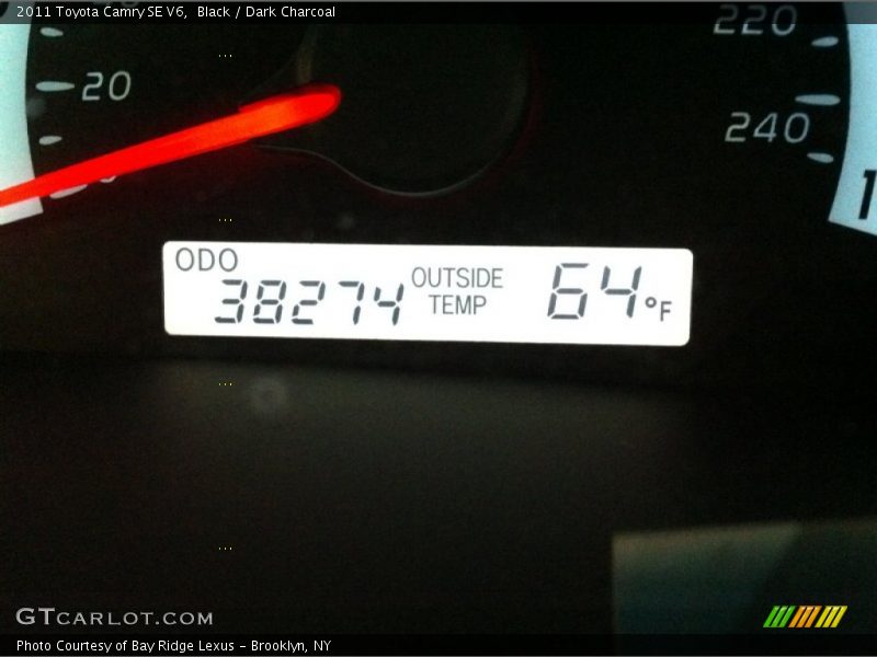 Black / Dark Charcoal 2011 Toyota Camry SE V6