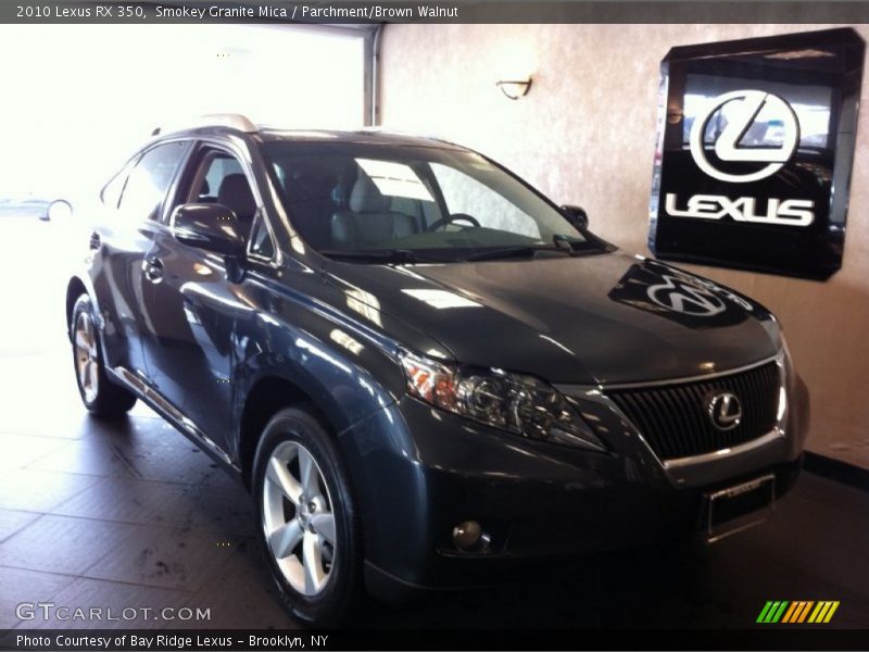 Smokey Granite Mica / Parchment/Brown Walnut 2010 Lexus RX 350