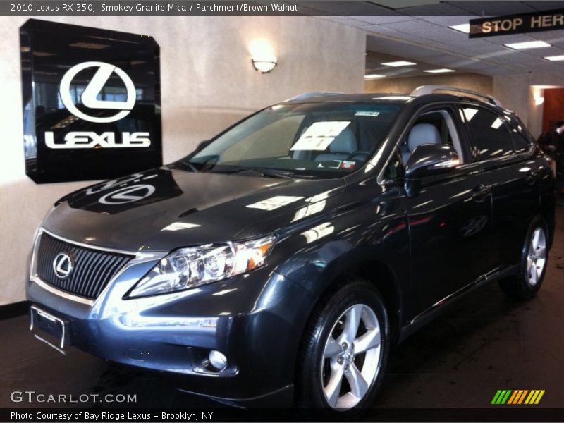 Smokey Granite Mica / Parchment/Brown Walnut 2010 Lexus RX 350