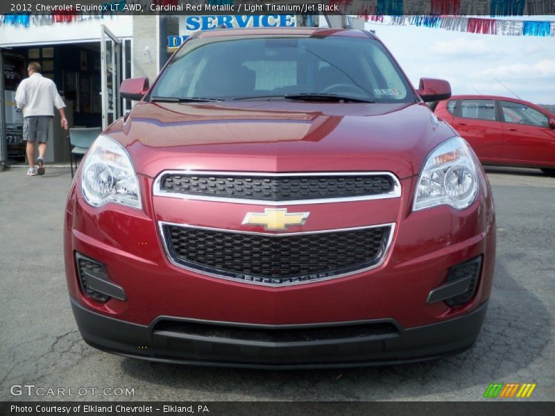 Cardinal Red Metallic / Light Titanium/Jet Black 2012 Chevrolet Equinox LT AWD