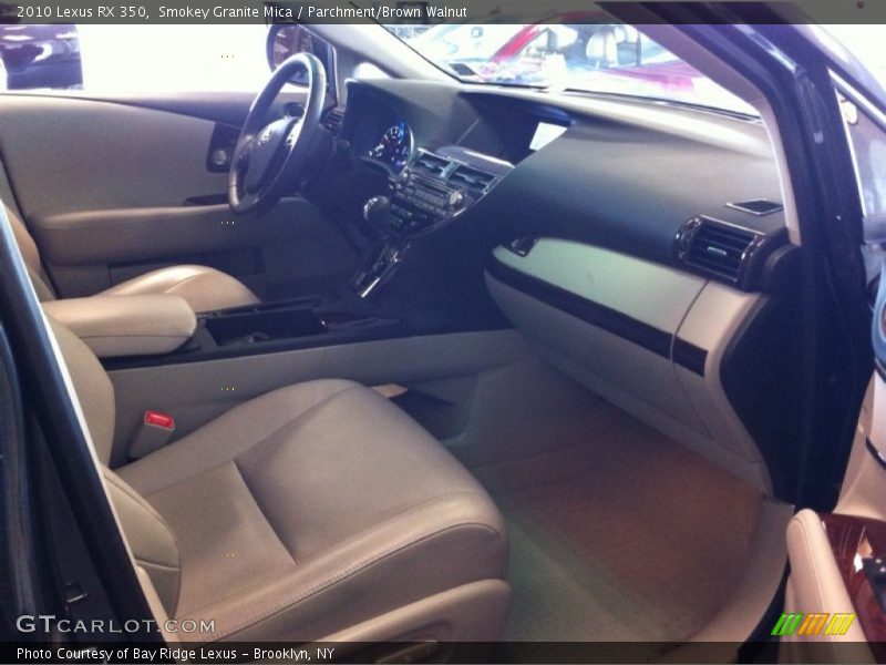 Smokey Granite Mica / Parchment/Brown Walnut 2010 Lexus RX 350