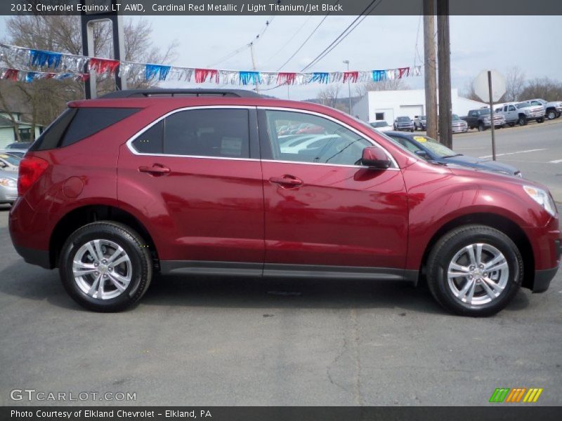Cardinal Red Metallic / Light Titanium/Jet Black 2012 Chevrolet Equinox LT AWD