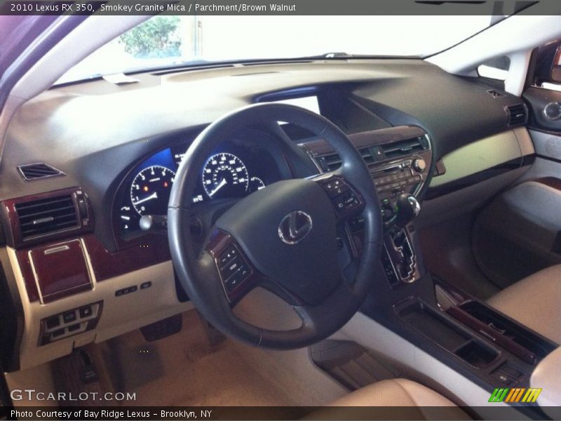 Smokey Granite Mica / Parchment/Brown Walnut 2010 Lexus RX 350
