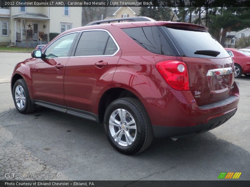 Cardinal Red Metallic / Light Titanium/Jet Black 2012 Chevrolet Equinox LT AWD