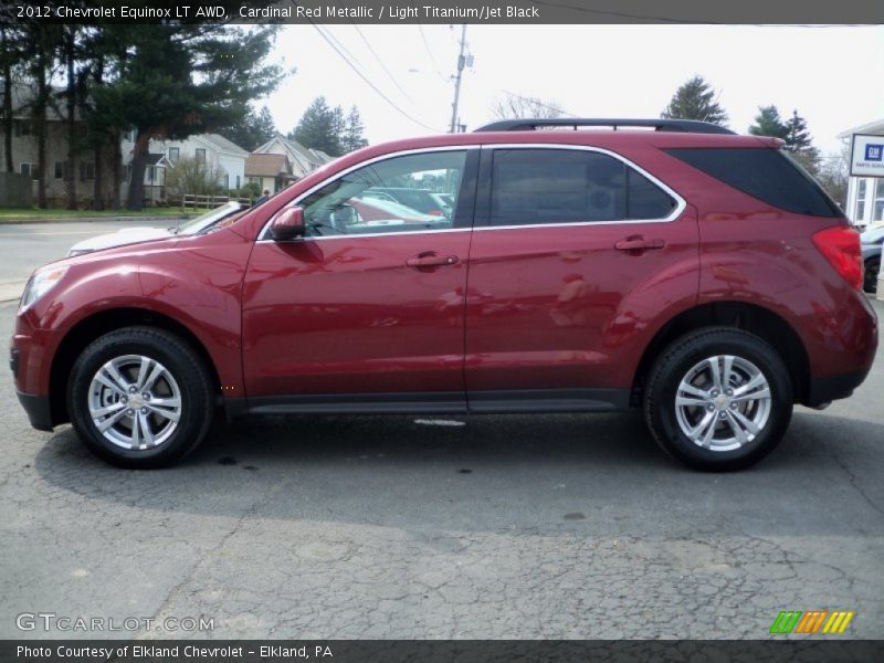Cardinal Red Metallic / Light Titanium/Jet Black 2012 Chevrolet Equinox LT AWD