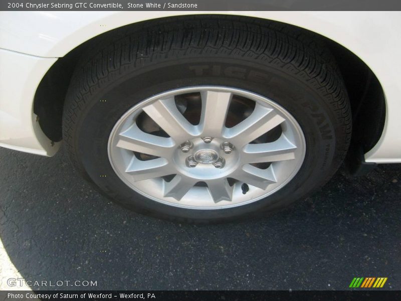 Stone White / Sandstone 2004 Chrysler Sebring GTC Convertible