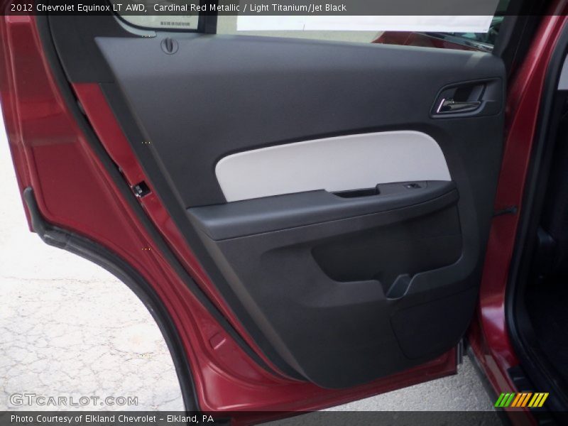 Cardinal Red Metallic / Light Titanium/Jet Black 2012 Chevrolet Equinox LT AWD