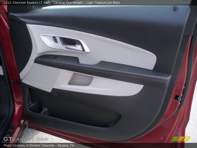 Cardinal Red Metallic / Light Titanium/Jet Black 2012 Chevrolet Equinox LT AWD