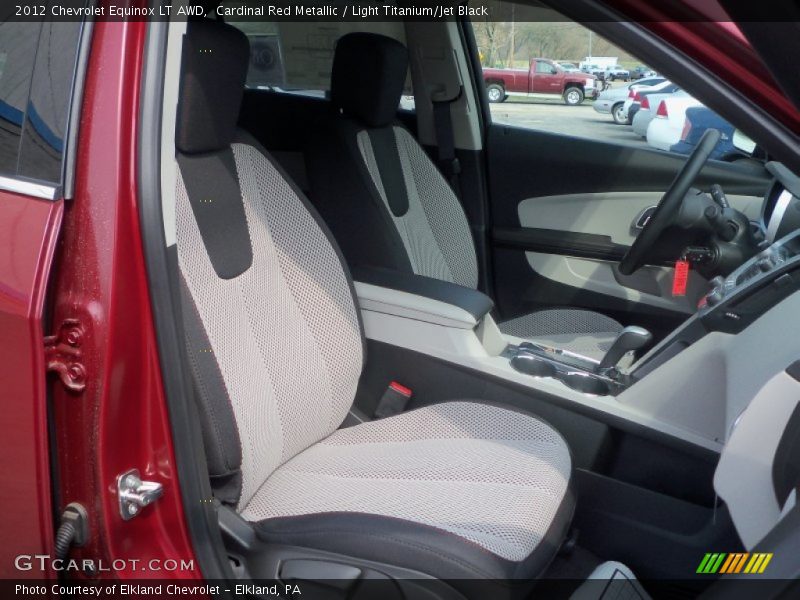 Cardinal Red Metallic / Light Titanium/Jet Black 2012 Chevrolet Equinox LT AWD