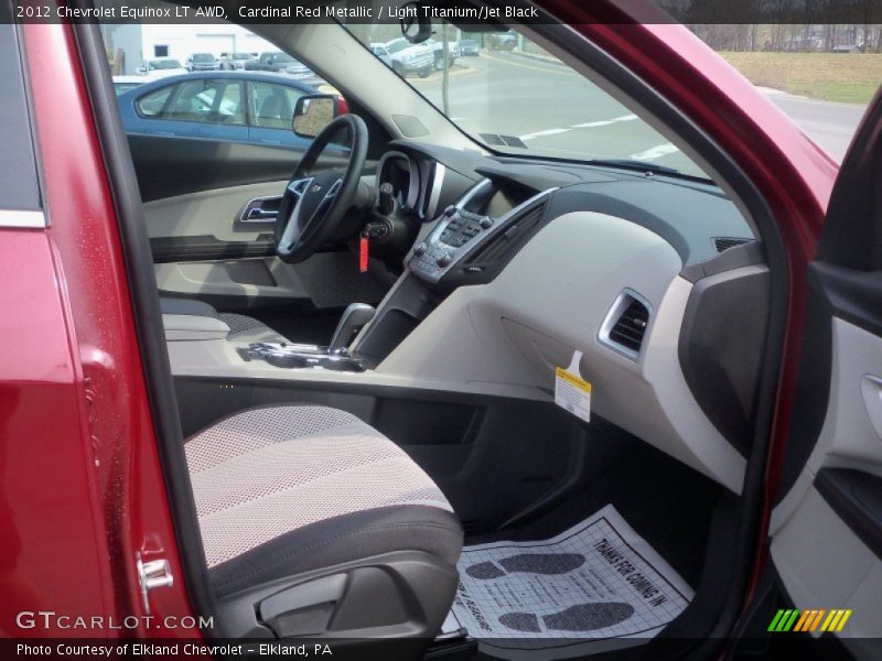Cardinal Red Metallic / Light Titanium/Jet Black 2012 Chevrolet Equinox LT AWD