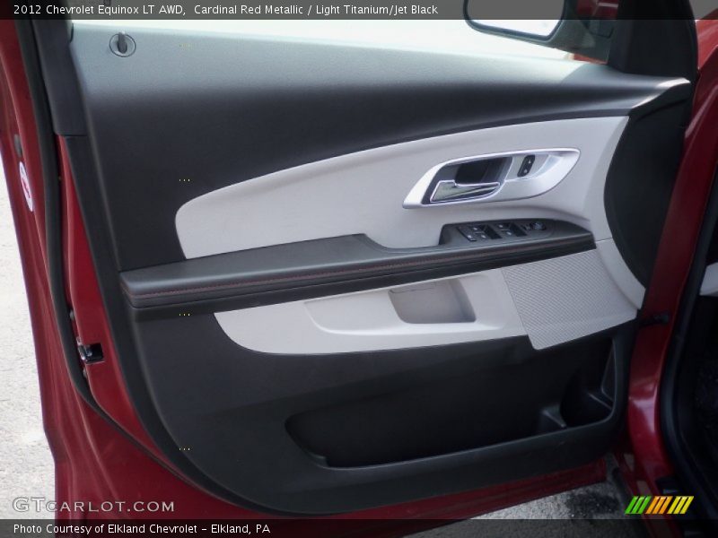 Cardinal Red Metallic / Light Titanium/Jet Black 2012 Chevrolet Equinox LT AWD