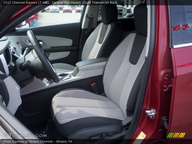 Cardinal Red Metallic / Light Titanium/Jet Black 2012 Chevrolet Equinox LT AWD