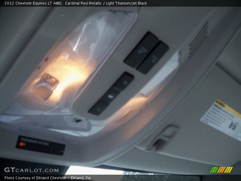 Cardinal Red Metallic / Light Titanium/Jet Black 2012 Chevrolet Equinox LT AWD