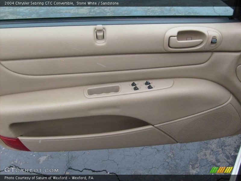 Stone White / Sandstone 2004 Chrysler Sebring GTC Convertible