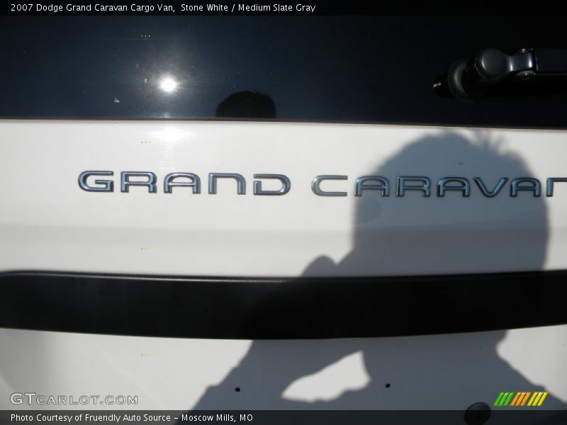Stone White / Medium Slate Gray 2007 Dodge Grand Caravan Cargo Van