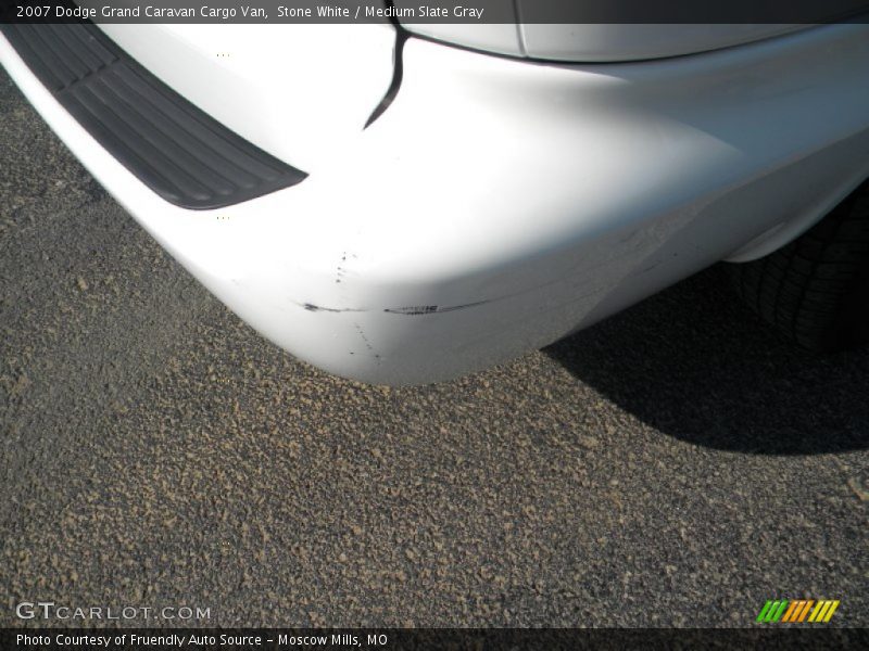 Stone White / Medium Slate Gray 2007 Dodge Grand Caravan Cargo Van
