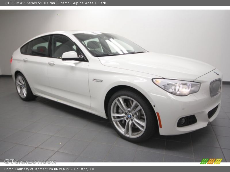  2012 5 Series 550i Gran Turismo Alpine White