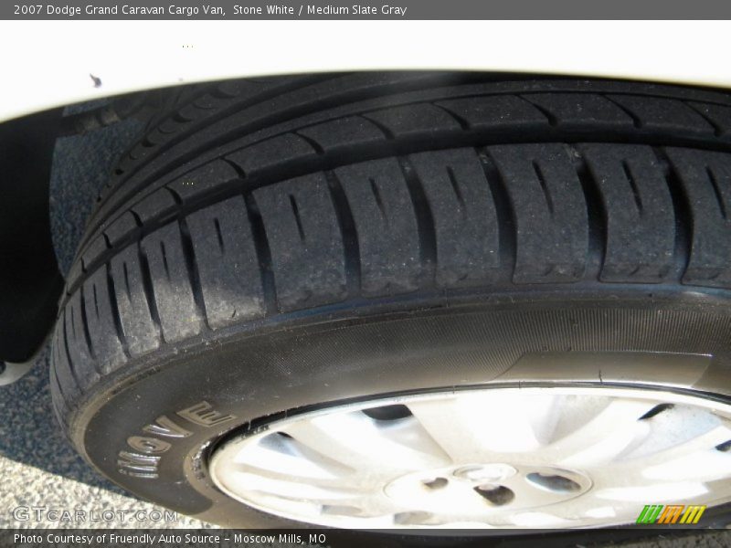 Stone White / Medium Slate Gray 2007 Dodge Grand Caravan Cargo Van