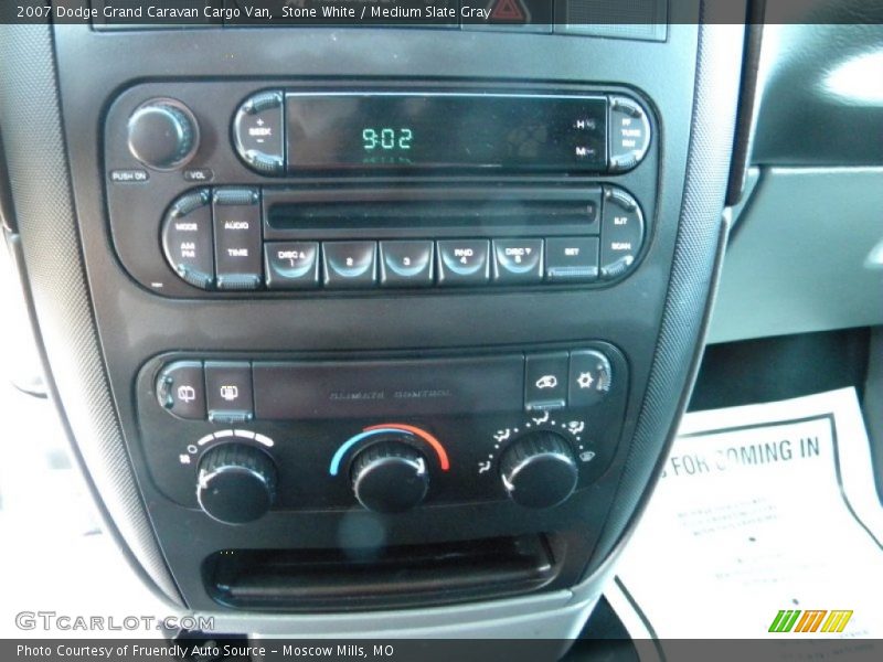 Stone White / Medium Slate Gray 2007 Dodge Grand Caravan Cargo Van