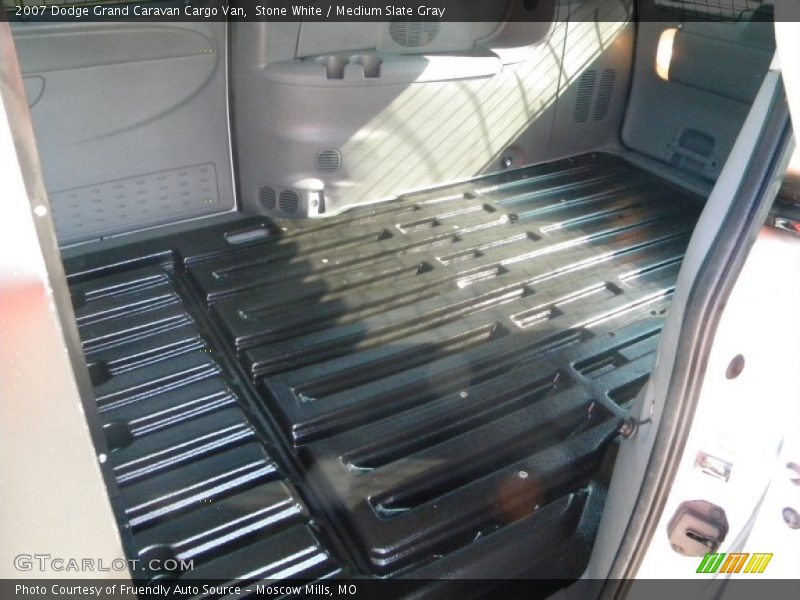 Stone White / Medium Slate Gray 2007 Dodge Grand Caravan Cargo Van