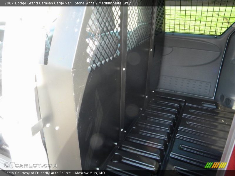 Stone White / Medium Slate Gray 2007 Dodge Grand Caravan Cargo Van