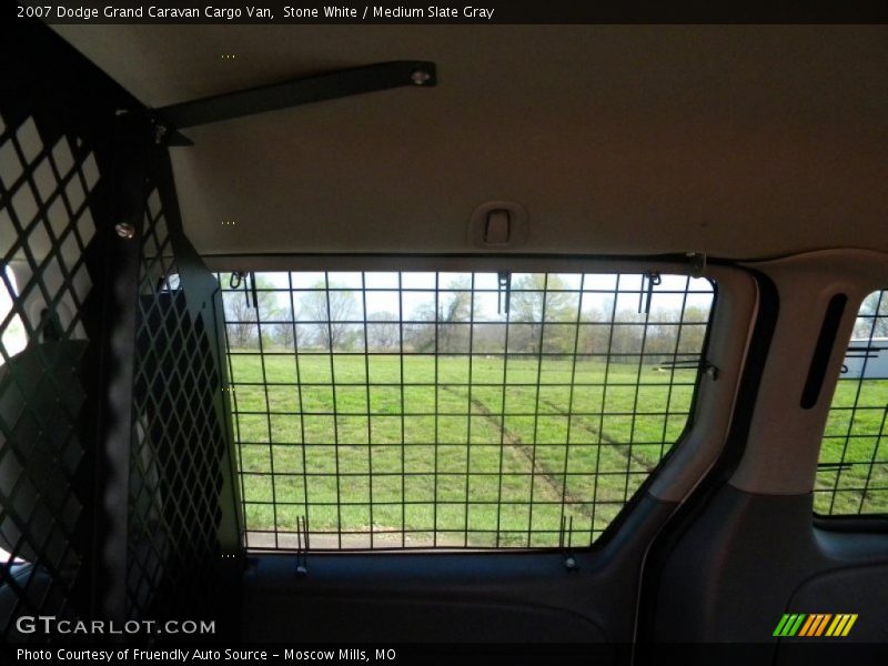 Stone White / Medium Slate Gray 2007 Dodge Grand Caravan Cargo Van