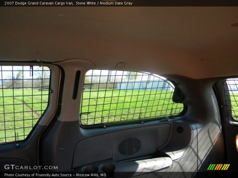 Stone White / Medium Slate Gray 2007 Dodge Grand Caravan Cargo Van
