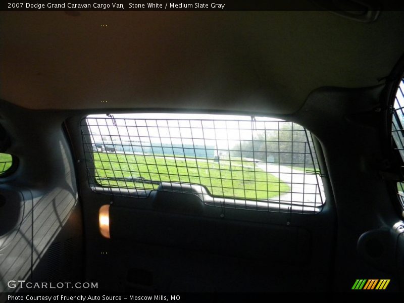 Stone White / Medium Slate Gray 2007 Dodge Grand Caravan Cargo Van