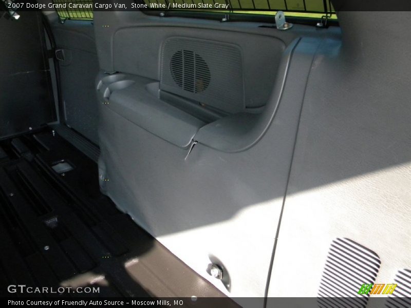 Stone White / Medium Slate Gray 2007 Dodge Grand Caravan Cargo Van