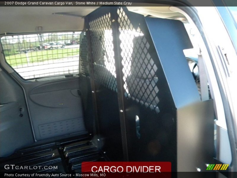 Stone White / Medium Slate Gray 2007 Dodge Grand Caravan Cargo Van