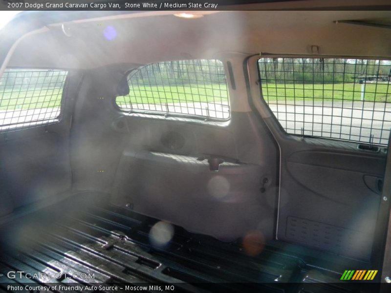 Stone White / Medium Slate Gray 2007 Dodge Grand Caravan Cargo Van