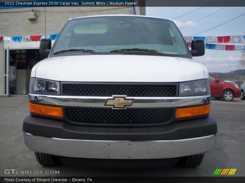 Summit White / Medium Pewter 2012 Chevrolet Express 3500 Cargo Van