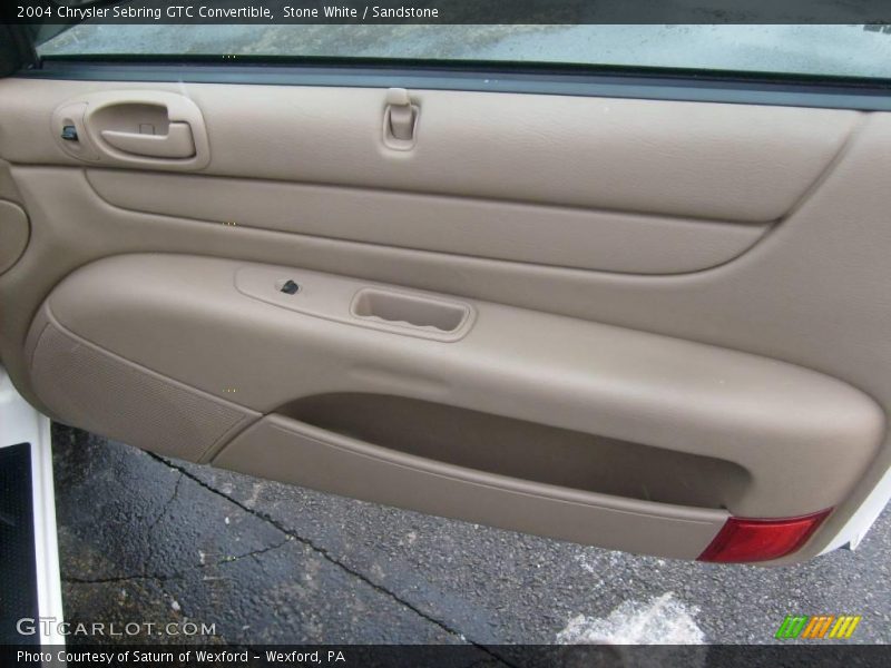 Stone White / Sandstone 2004 Chrysler Sebring GTC Convertible